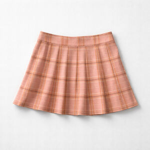 0117 NWOT Fashion Size Small Pink Pleated Skirt with Shorts Underneath